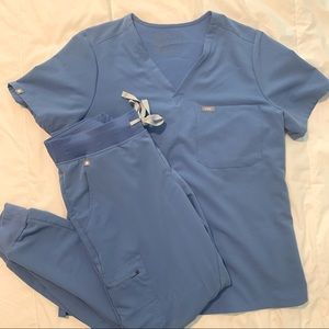 FIGS Ceil Blue Set Zamora jogger/Catarina Top